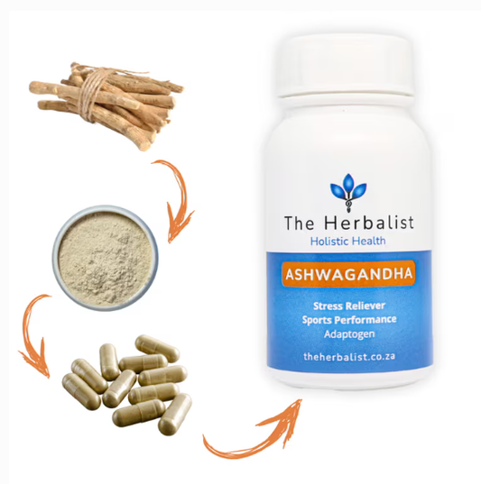 natural powder capsule supplements made from pure ashwagandha